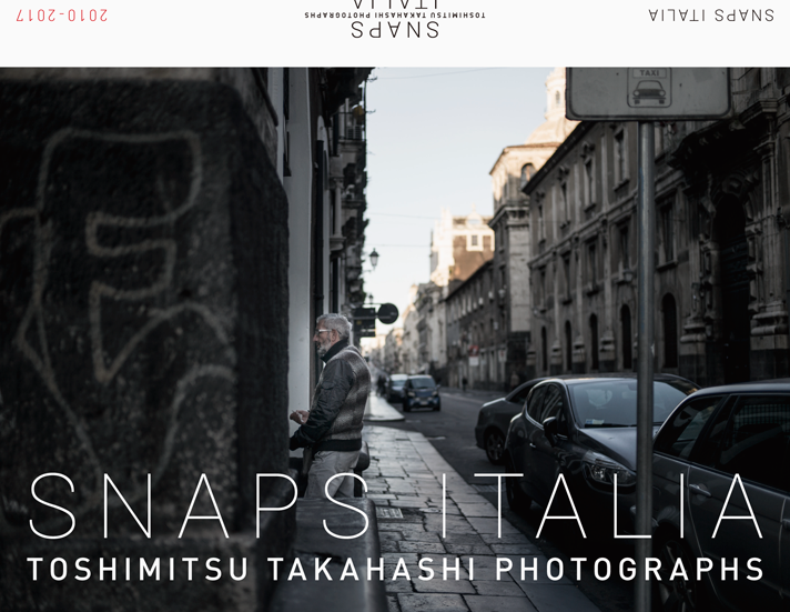 SNAPS ITALIA 写真集　表紙